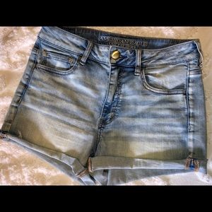 American Eagle High-Waisted Jean Shorts